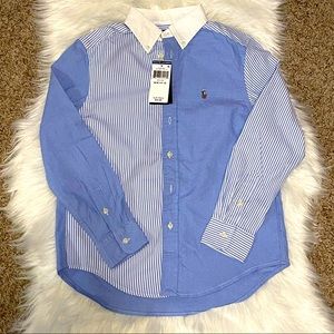 🔥NEVER WORN! Kids Polo Ralph Lauren Oxford Shirt